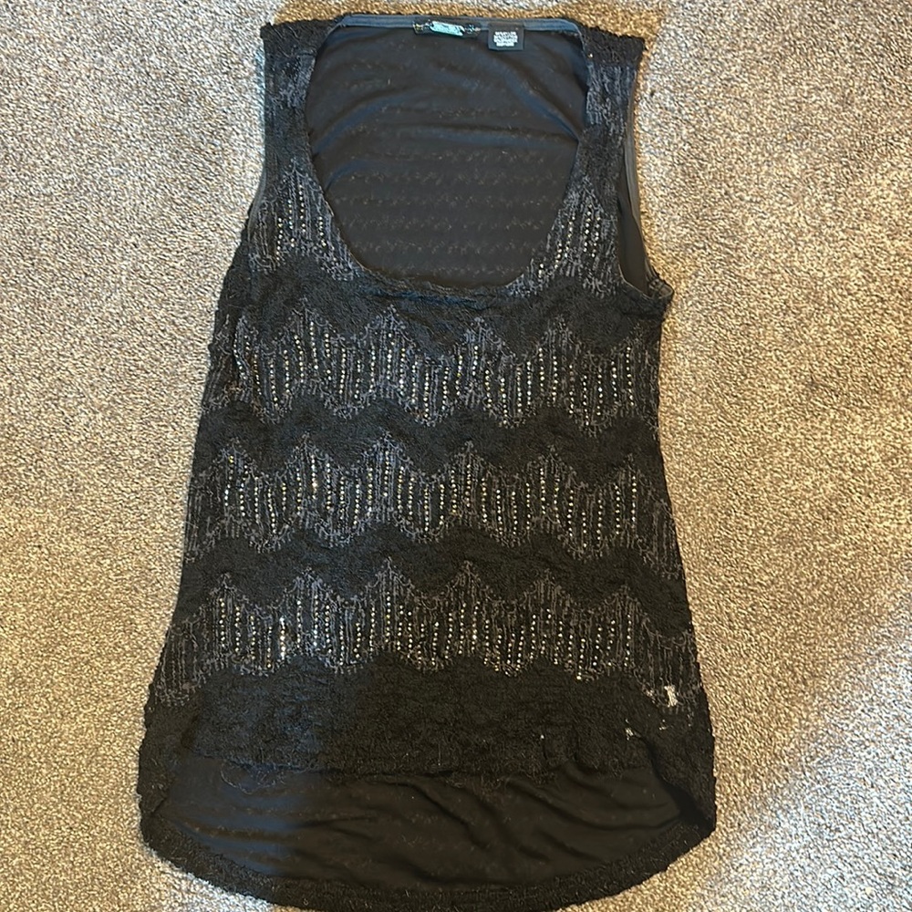 miss me lace tank top